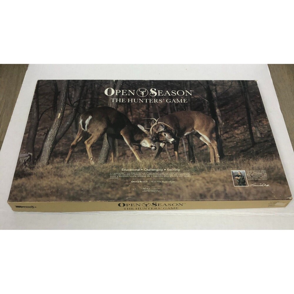 Vintage 1985 Open Season - The Hunters' Board Game AJ Faro Inc Rare